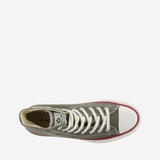 Double canvas sneakers