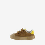 Zapatillas Tribu Horma Ancha Serraje & Contraste Cuero