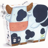 Puzzle Silueta Las Vacas de 24 piezas