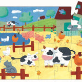 Puzzle Silueta Las Vacas de 24 piezas