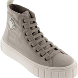 Zapatillas Abril Botín Lona Beige