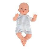 Muñeco Mateo con Peto Vichy Azul