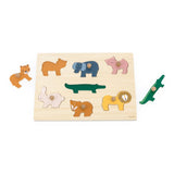 Puzzle de animal de madera 7 piezas