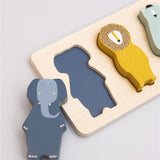 Puzzle de formas de madera