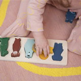 Puzzle de formas de madera