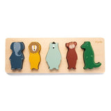 Puzzle de formas de madera