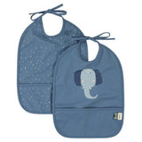 Pack 2 Baberos Impermeables Mrs. Elephant