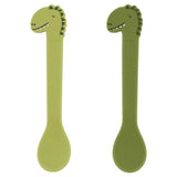 Pack 2 cucharas silicona Mr. Dino