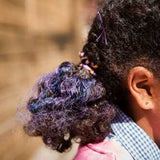 Máscara de pelo azul