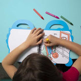 Libro con Pinturas y Pegatinas Dinos