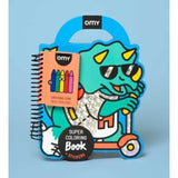 Libro con Pinturas y Pegatinas Dinos