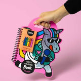 Libro con Pinturas y Pegatinas Unicornio Lily