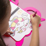 Libro con Pinturas y Pegatinas Unicornio Lily