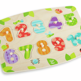 Puzzle de números con Pinzas