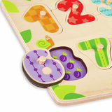 Puzzle de números con Pinzas