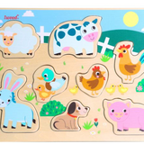 Puzzle de animales Granja