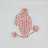 Gorro orejeras Rosa Empolvado