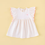 Vestido jogging ondas crudo