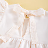 Vestido jogging ondas crudo