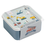 Set 4 Cajas Snack Vehículos