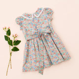 Vestido Jaretas Liberty costa Azul