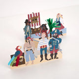 Tarjeta Popup Piratas