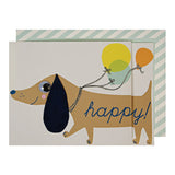 Tarjeta Popup Sausage Dog