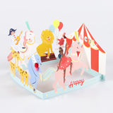 Tarjeta Popup Circo