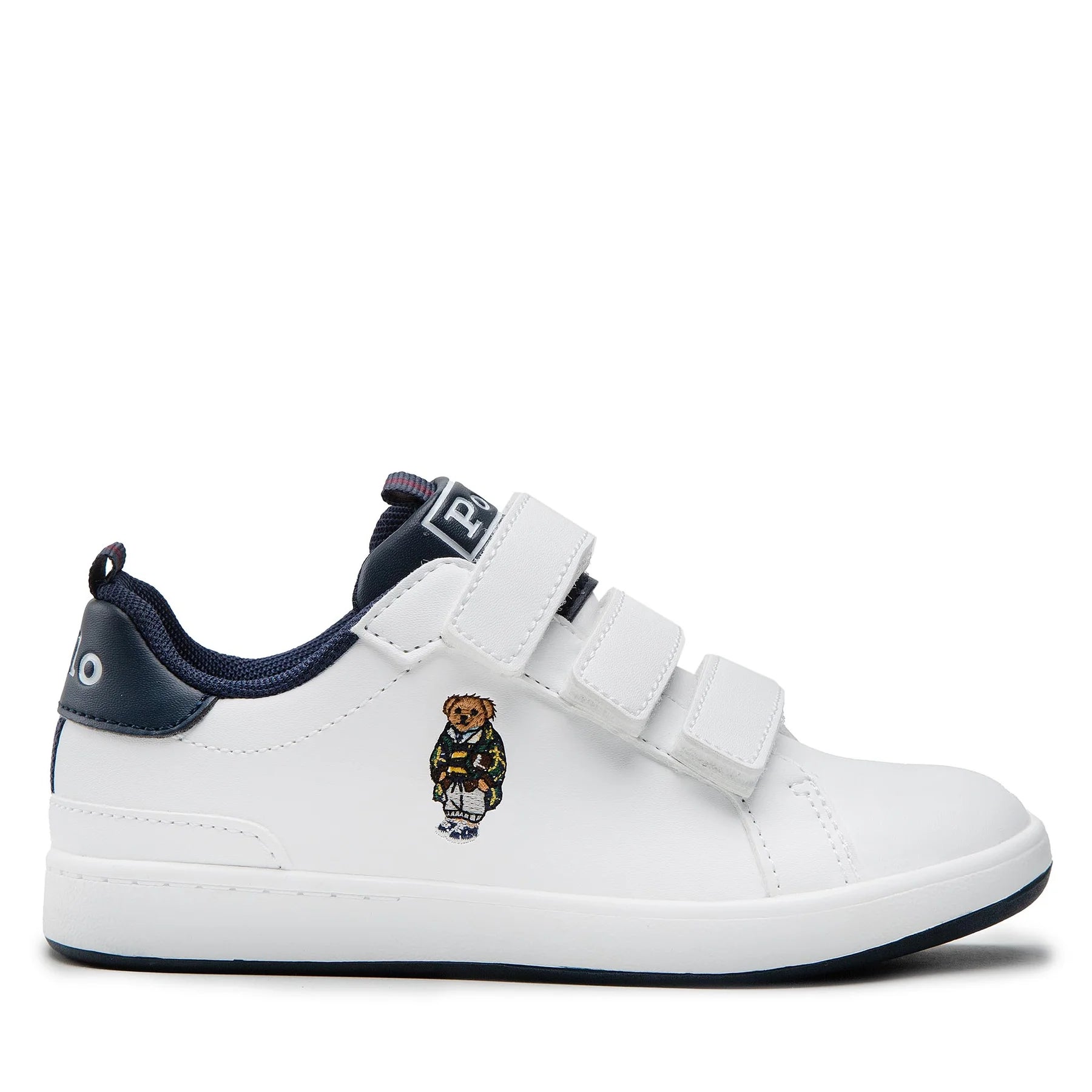 Tenis blancos ralph discount lauren