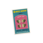 Tazas porcelana 4 piezas Mini’s