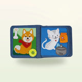 Libro Sensorial con Mochila - Mascotas