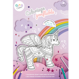 UNICORNIO: 1 Inflable Gigante + Pegatinas Brillantes