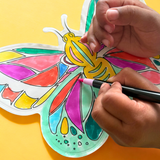 MARIPOSAS: 2 Inflables + Pegatinas Brillantes