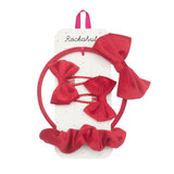 Set de pelo School Rojo