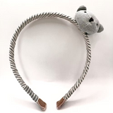 Diadema Teddy Lino Verde Empolvado