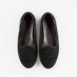 Oda Slipper Terciopelo Negro