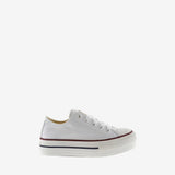 Zapatillas Tribu Doble Lona Blanco