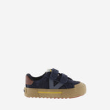 Zapatillas Tribu Tiras Serraje Marino