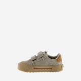 Zapatillas Tribu Tiras Serraje Beige