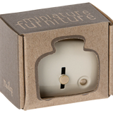 Tostadora en Miniatura con Pan - Blanco Roto