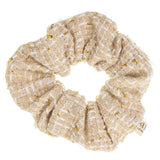 Scrunchie jaspeada Beige