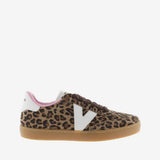 Zapatillas Berlín Serraje Leopardo & Contraste