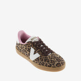 Zapatillas Berlín Serraje Leopardo & Contraste