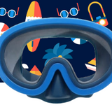 Máscaras de Buceo Junior Azul Oscuro con Turbante Surf