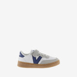 Zapatillas Oslo Tira Efecto Piel & Color Marino