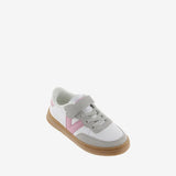 Zapatillas Oslo Tira Efecto Piel & Color Rosa