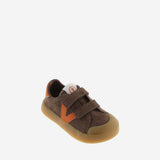 Zapatillas Barefoot Tiras Serraje Marrón