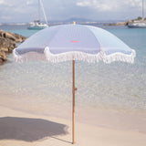 Sombrilla rayas azul Marion 180cm
