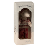Ratón de invierno con juego de esquí, Mamá