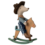 Ratón vaquero con caballito
